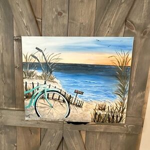 Beach Wall Art/Painting 16x20 Canvas